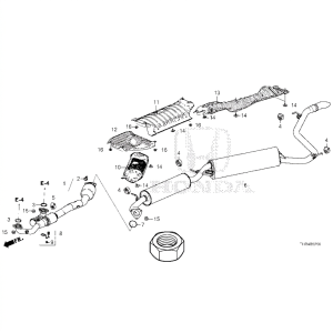 NUT, SELF-LOCK — Honda OEM 90212-SA5-003