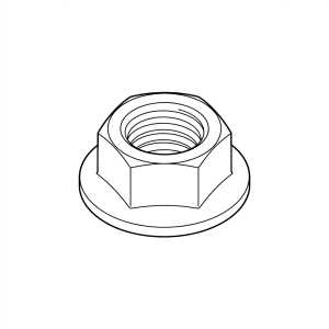 NUT, FLANGE — Honda OEM 94050-08080