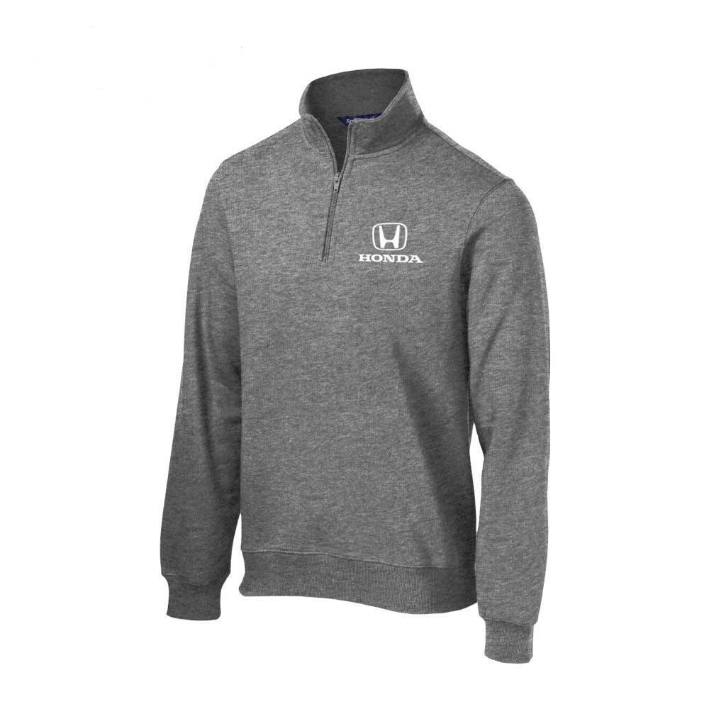 Honda Quarter-Zip Sweater — Officially Licensed 9oz Cotton-Poly Fleece - Image 3