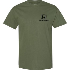 Honda Military Green Classic Logo Tee — Officially Licensed