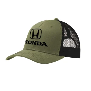 Honda Army Green & Black Trucker Hat