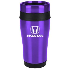 Honda Purple Steel Travel Mug — 16 oz Double-Wall Insulated Tumbler