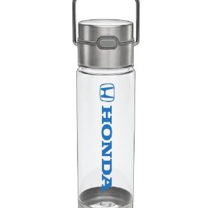 Honda Auto Water Bottle — Clear 27 oz. Tritan with Push-Button Lid